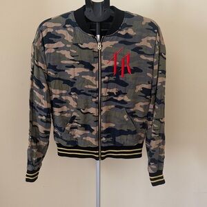 True Religion Camp Women's Bomber Jacket Size: Small (Used - Good)